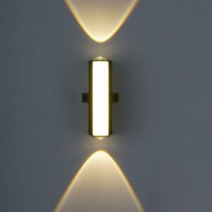 LED Alphabet Wall Lamp Letter Sign Wall Light Black Outside Indoor Decorative Light Letter I