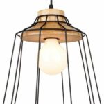 CENSEE Modern Nordic Wrought Iron Hanging Cage Lamp