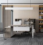 Noqi "U" Executive Desk with Credenza W1600 x D1300 x H750mm Executive Desks Workstations - Image 9