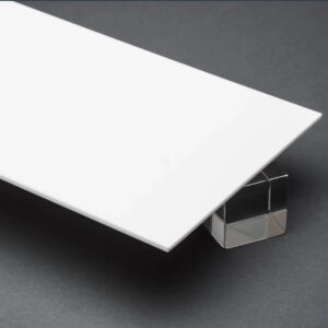 Commercial-grade opaque white acrylic sheet