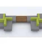 Ethan Coffee Table W1050 x D700 x H360 mm Clearance Coffee Tables Modular Sofa - Image 3