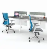 Noqi "U" Workstation Cluster for 2 Pax W1400 x D600 x H750mm Workstations - Image 4