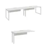 Cadi "O" Linear Desks (Cluster) W1600 x D750 x H750mm Executive Desks Workstations - Image 3