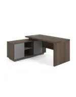 Feigelali Executive Desk with Credenza Return W1600 x D1600 x H750mm Executive Desks