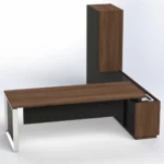 Elite Desk with Credenza Return & Cabinet W2000 x D2900 x H1600mm Executive Desks