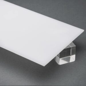 Premium opaque matt acrylic sheet for professional applications