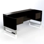 Linea Uno Straight Desk with Hanging Pedestal W1800 x D800 x H750mm Executive Desks - Image 7