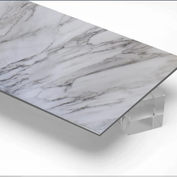 3D printed decorative marble sheet high gloss