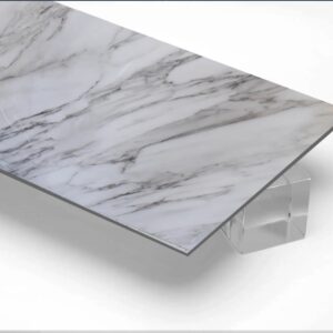 3D printed decorative marble sheet high gloss