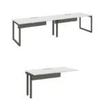 Cadi "O" Linear Desks (Cluster) W1600 x D750 x H750mm Executive Desks Workstations - Image 4