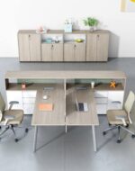 Nora Executive Desk with Casegood Storage W1900 x D1500 x H750/1100mm Executive Desks Workstations - Image 7