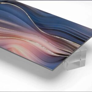 3D printed decorative marble sheet high gloss