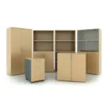 Flow Cabinet H123 W800 x D450 x H1237mm Filing Cabinet - Image 4