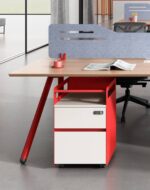 Agile Mobile Pedestal (Black Body) Maryland Walnut A - Image 6