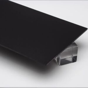 Non-Reflective Black Matt Acrylic Sheet for Industrial Use