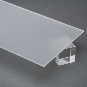 Durable frosted acrylic sheet for partitions & displays
