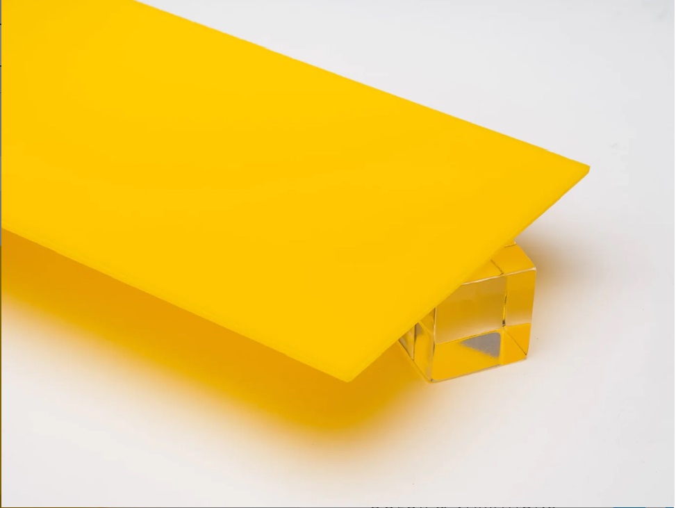 Transparent and strong yellow acrylic sheet Transparent and strong yellow acrylic sheet