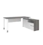 Noqi "U" Executive Desk with Credenza W1600 x D1300 x H750mm Executive Desks Workstations - Image 2