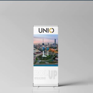 Trade show-ready Roll Up Stand 85 x 200 CM