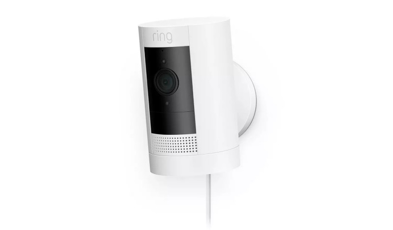 Ring Stick Up Plug-in Cam Indoor Outdoor White Ring Stick Up Plug-in Cam Indoor Outdoor White