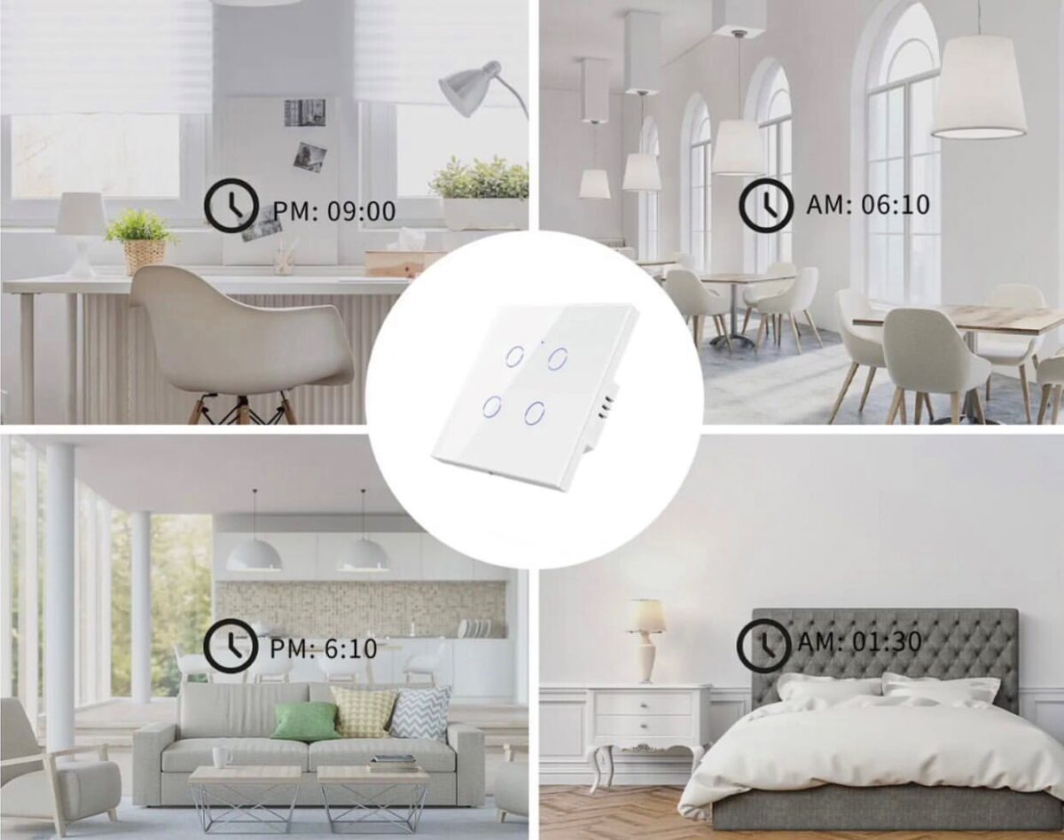 Smart light switch - 4 gang - Image 6