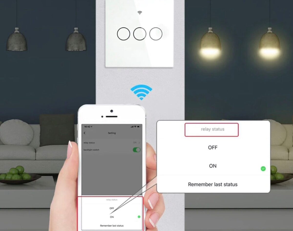 Smart light switch - 3 gang - Image 2