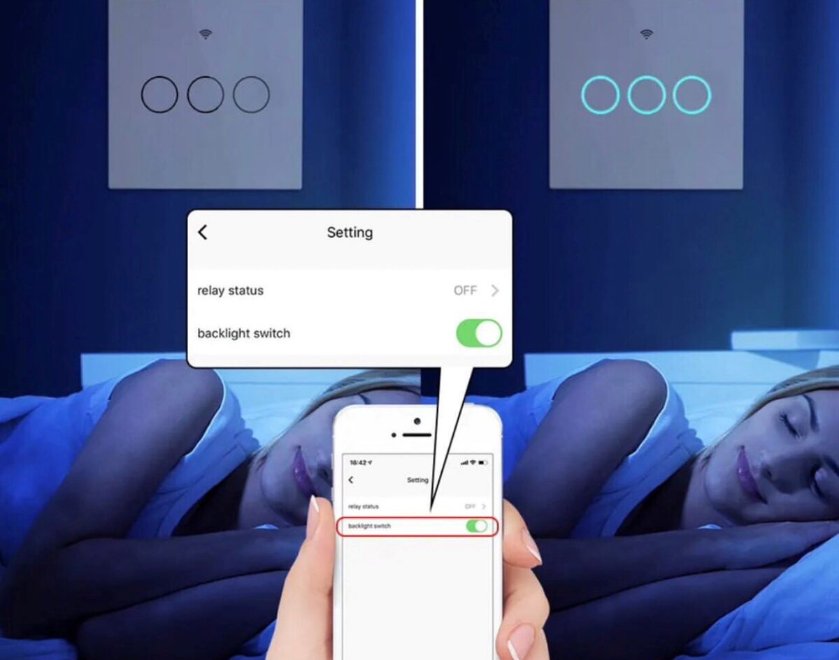 Smart light switch - 3 gang - Image 3