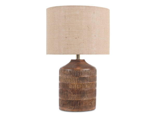 NAHLA TABLE LAMP BEIGE