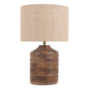 NAHLA TABLE LAMP BEIGE