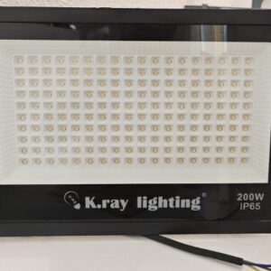 K-ray LED Flood Light Spotlight IP65 Waterproof LED Black Shell White