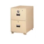 2 Drawers Fire Resistant Filing Cabinet