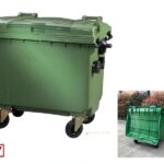 1100 Ltr Outdoor Rolling Trash Can