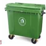 660 Ltr Outdoor Rolling Trash Can