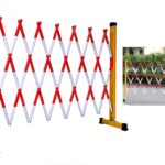 Expandable Metal Barricade Red/White