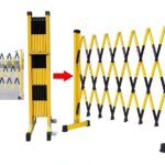 Expandable Metal Barricade Yellow/Black