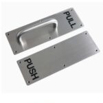 Union Stainless Steel Pull & Push Plate