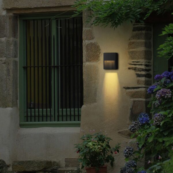 OUTDOOR Wall Lamp LED 7W/3000K 61m Dark Gray