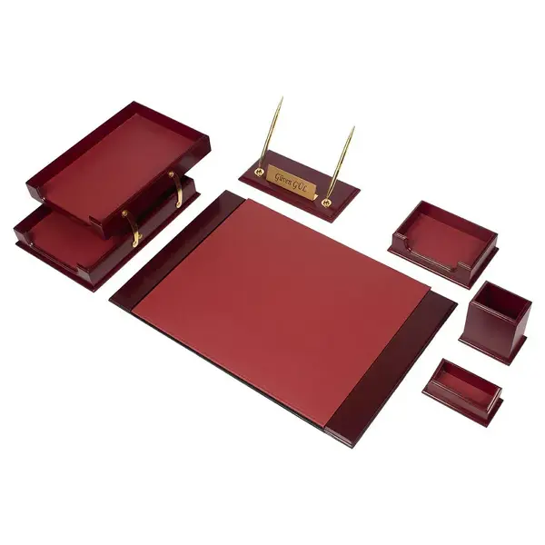 Red Desktop Set for Office & Home