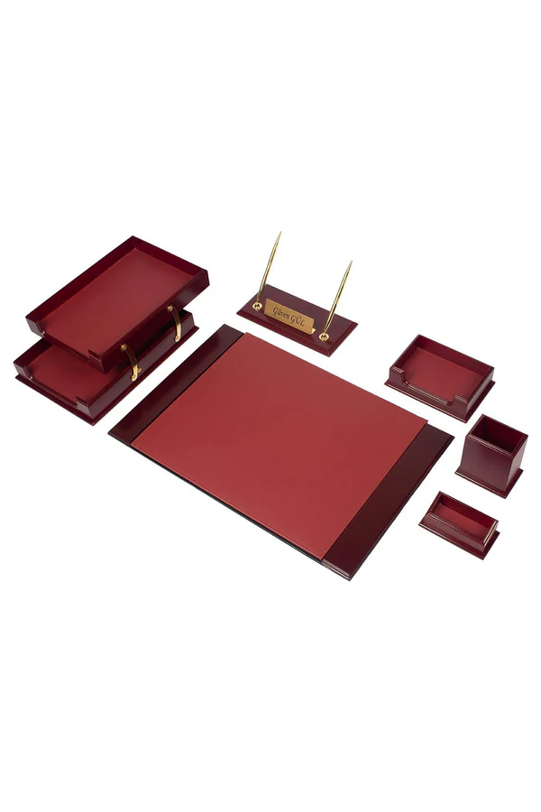 Red Desktop Set for Office & Home