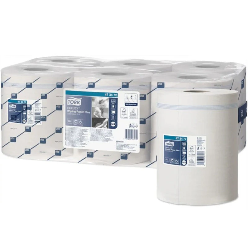 1 Tork Reflex™ Wiping Paper Plus (M4) - White (SCA 473472) - Image 1