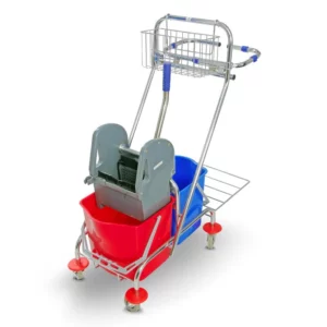 Double Bucket Trolley Chrome