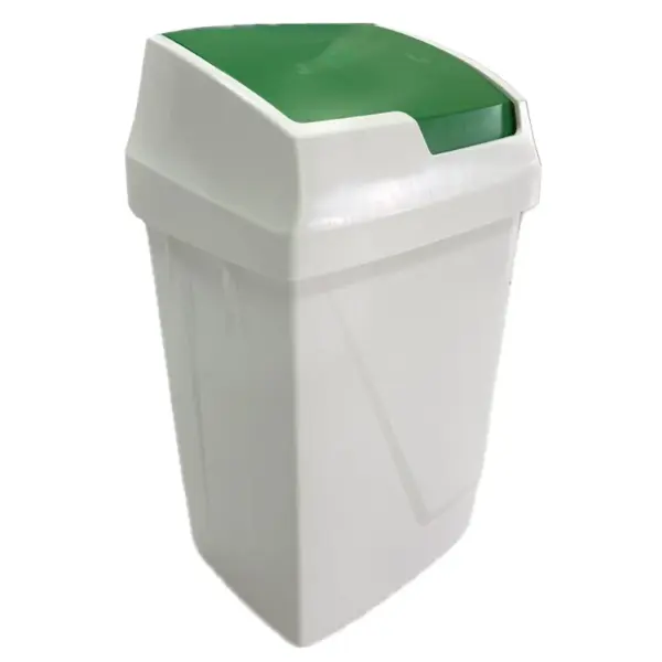 BIN WITH SWING LID 50 LITER - GREEN