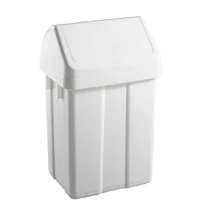 BIN WITH SWING LID 25 LITER - WHITE