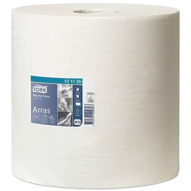 12 Tork® Industrial Heavy-Duty Wiping Paper (SCA 131135) (W1-2) - Image 1