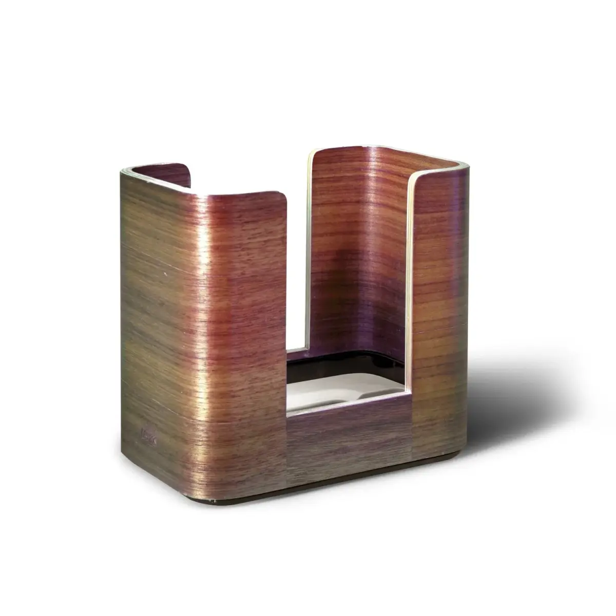 3 Tork Xpressnap® Tabletop Napkin Dispenser (N4) - Walnut (SCA 273002) - Image 1