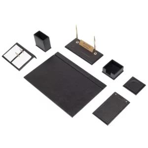 Complete Desktop Black Desk Set for Home & Office