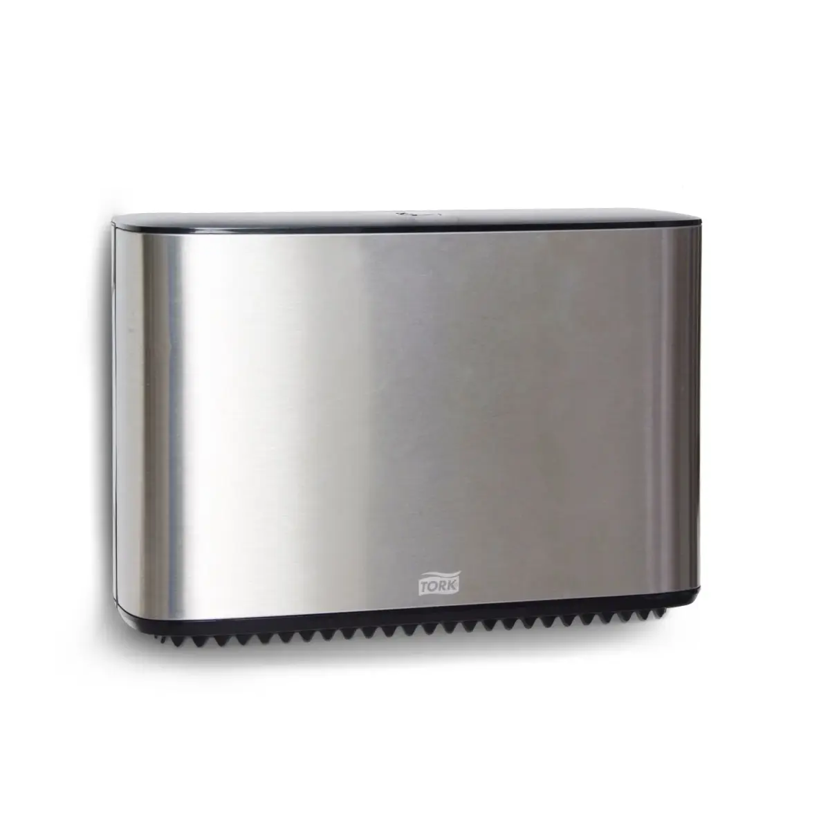 Tork Mini Jumbo Toilet Roll Dispenser (T2) - Stainless Steel (SCA 460006) - Image 1