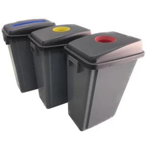 3x60L GARBAGE CAN