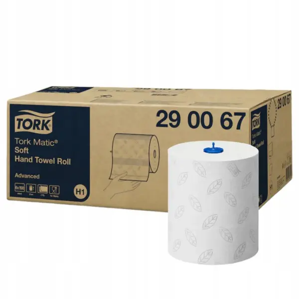 Tork Matic® Advanced Soft Hand Towel Roll 2Ply (H1) - White (SCA 290067)