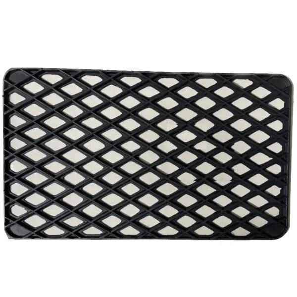BLACK RUBBER SCRAPER MAT